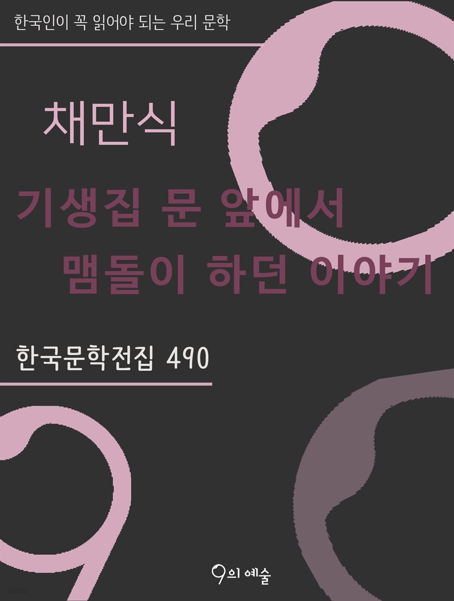 채만식 - 기생집 문 앞에서 맴돌이 하던 이야기