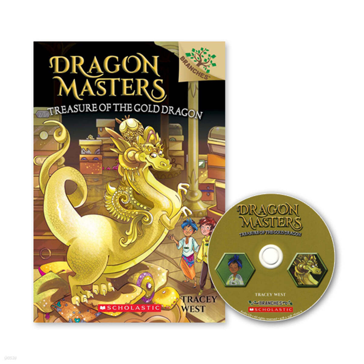 Dragon Masters #12 : Treasure of the Gold Dragon (with CD & Storyplus)