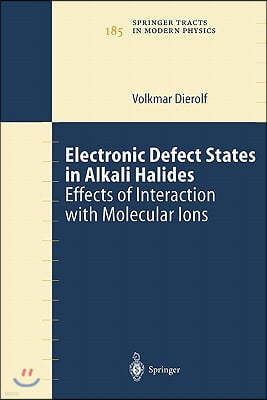 Electronic Defect States in Alkali Halides: Effects of Interaction with Molecular Ions