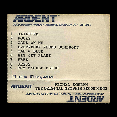 Primal Scream — Give Out But Don't Give Up: The Original Memphis Recordings 앨범 커버