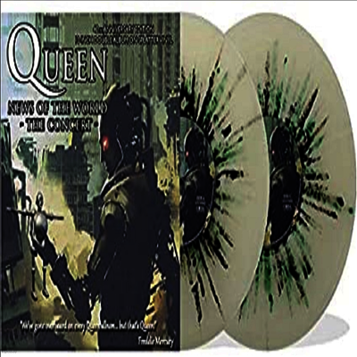 Queen — News Of The World - The Concert (10" Splatter Disc) 앨범 커버