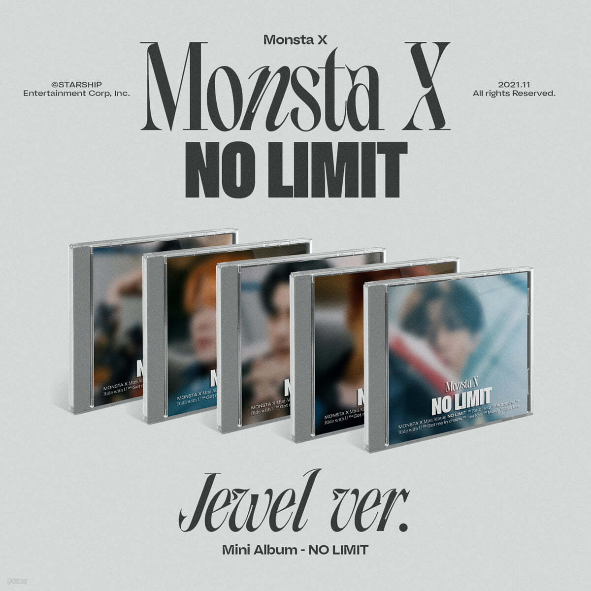 몬스타엑스 (MONSTA X) - 미니앨범 10집 : NO LIMIT [Jewel ver.] [SET]