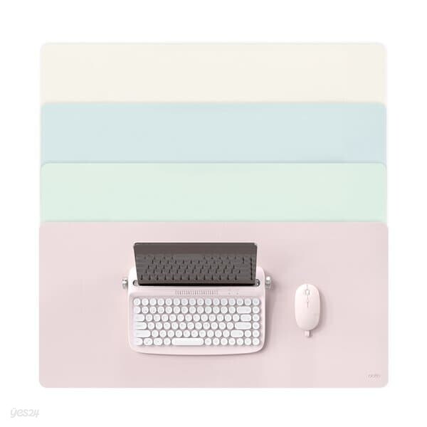 엑토 밀키 와이드 가죽 데스크매트 마우스 장패드 MP-54