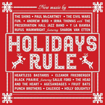 Various Artists — 크리스마스 캐럴 컴필레이션 (Holidays Rule) 앨범 커버