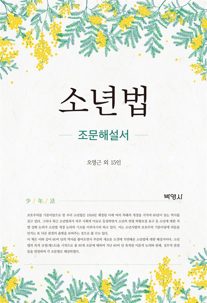 소년법 : 조문해설서