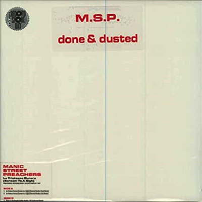 Manic Street Preachers — La Tristesse Durera (Scream To A Sigh) (RSD2020)(EP) 앨범 커버