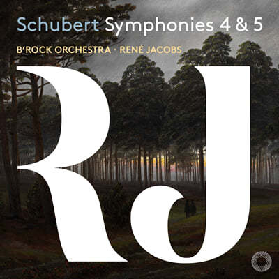 Rene Jacobs Ʈ:  4, 5 -  ߽ (Schubert: Symphonies D417 'Tragic', D485)