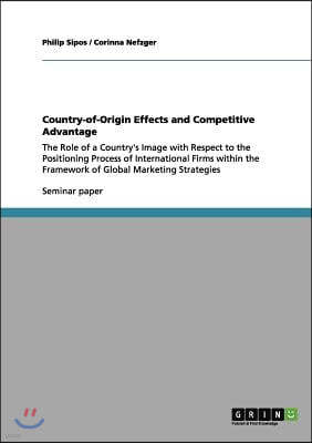 Country-Of-Origin Effects and Competitive Advantage