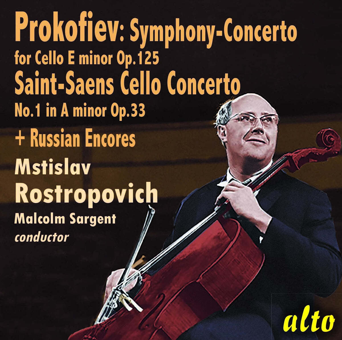 Mstislav Rostropovich 프로코피예프: 첼로 협주곡 / 생상스: 첼로 협주곡 1번 (Prokofiev: Symphony-Concerto Op.125 / Saint-Saens: Op.33) 