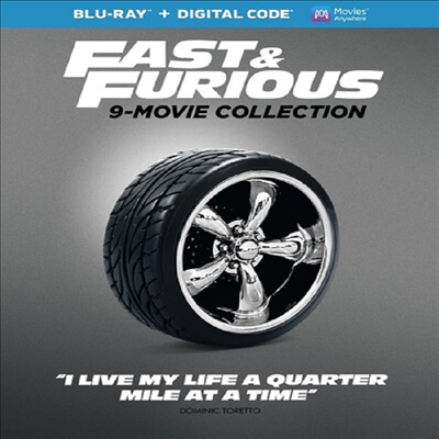 Fast & Furious: 9-Movie Collection (г  ÷)(ѱ۹ڸ)(Blu-ray)