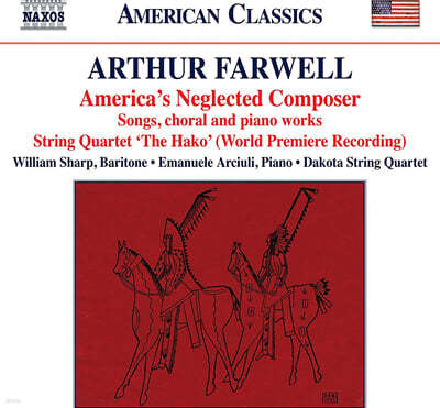 James Morrow 아서 파웰: 현악사중주 ‘헤이코’, 가곡, 합창 음악 그리고 피아노 작품집 (Farwell: String Quartet Op.65 'The Hako', Songs, Choral and Piano Works) 
