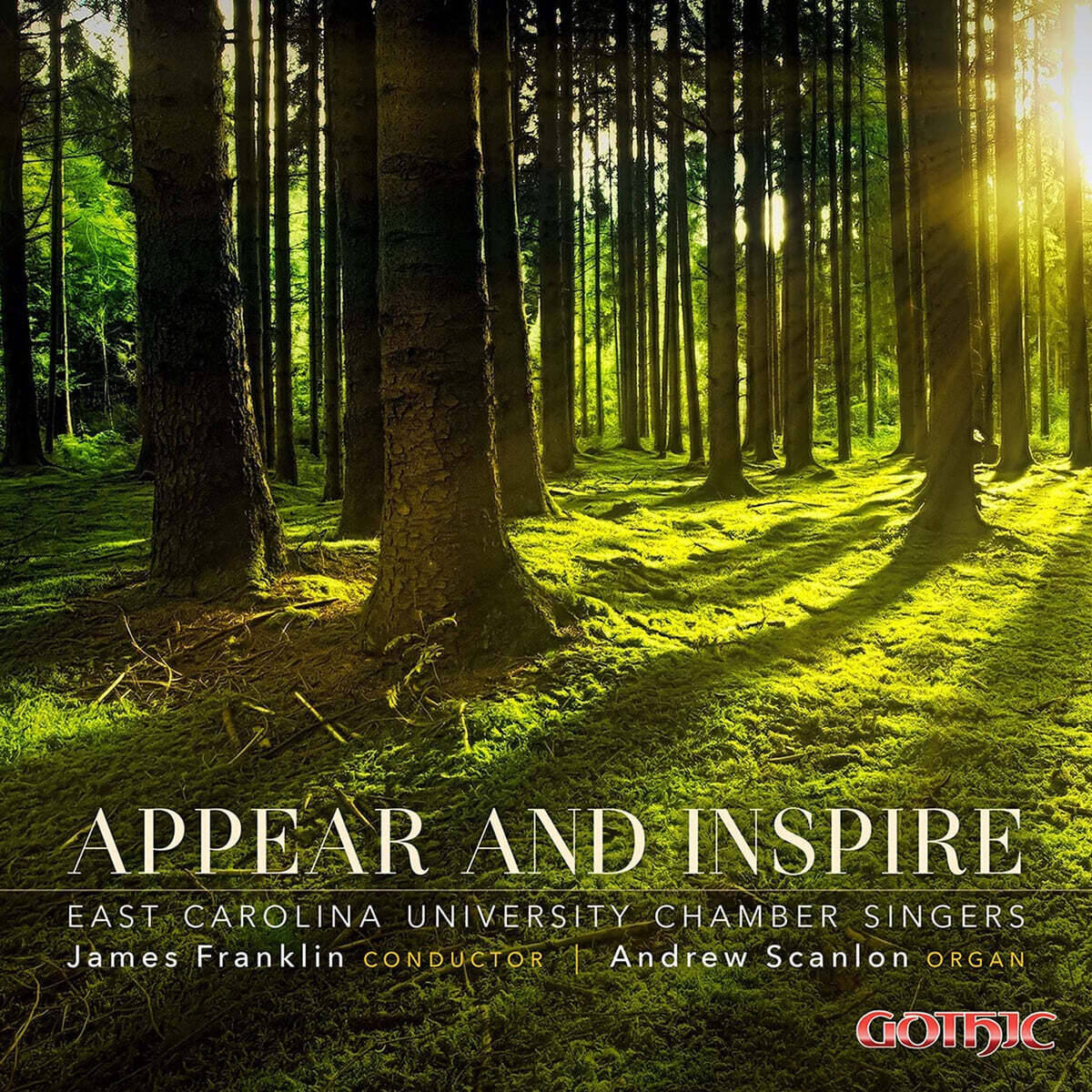 East Carolina University Chamber Singers 합창곡 모음집 - 출현과 영감 (Appear and Inspire)