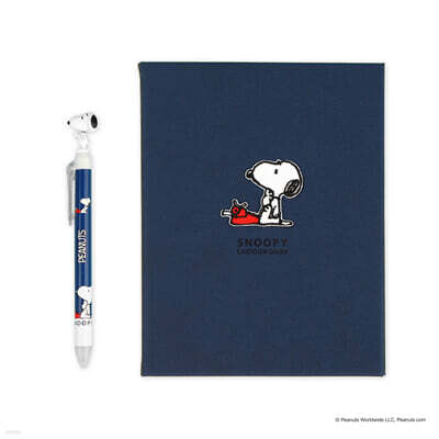 스누피 카툰 다이어리 (네이비)