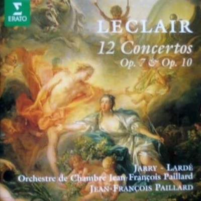 leclair violin concerto-paillard(3cd,erato,수입))