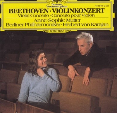 Beethoven : Violinkonzert - Sophie Mutter / Karajan  (독일발매)