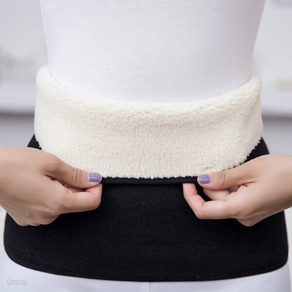 양털기모 방한 복대 보온 허리 배워머