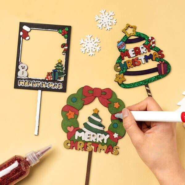 크리스마스 토퍼 만들기 겨울DIY 성탄절