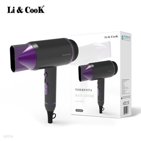 리앤쿡 LED 토르맨타 드라이기 1800W LCHD-8800G