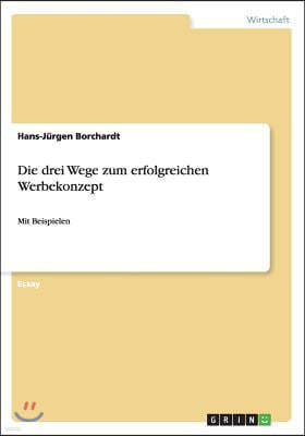 Die drei Wege zum erfolgreichen Werbekonzept: Mit Beispielen