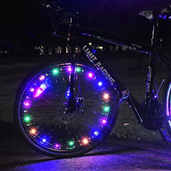 세이프 자전거 LED 와이어 휠라이트 야간안전등