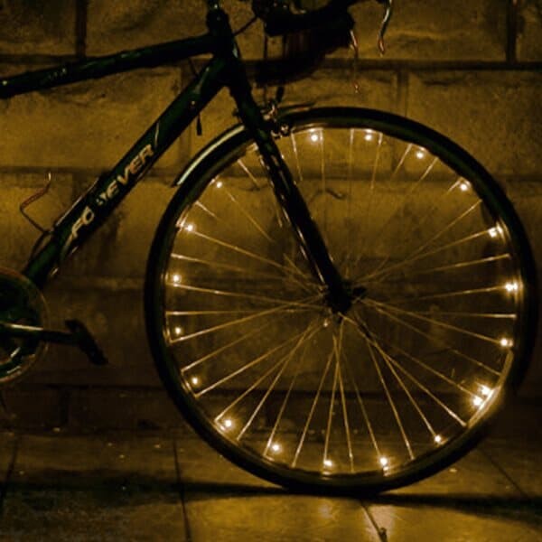 플래시 자전거 LED 와이어 휠라이트 자전거안전등