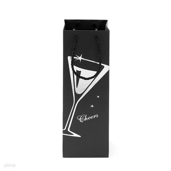 샤이닝 와인 쇼핑백 10p세트(실버) 와인선물