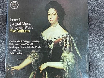 [LP] 필립 레더 - Philip Leder - Purcell Funeral Music Queen Mary LP [U.S반]