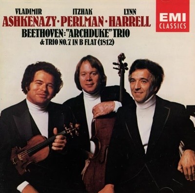 Beethoven : "Archduke" Trio - Ashkenazy , Perlman , Harrell (UK발매) 
