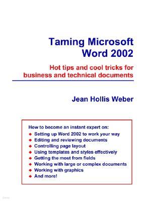 Taming Microsoft Word 2002