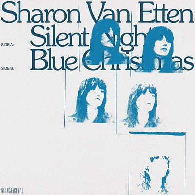 Sharon Van Etten (샤론 반 에튼) - Silent Night / Blue Christmas [투명 블루 컬러 7인치 싱글 Vinyl] 