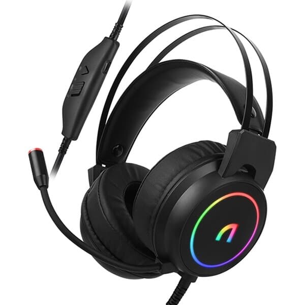 ABKO N500 가상 7.1 ENC 초경량 RGB 게이밍 헤드셋