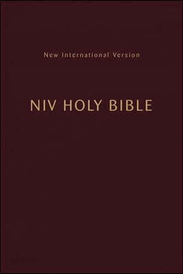 Niv, Holy Bible, Compact, Paperback, Burgundy, Comfort Print