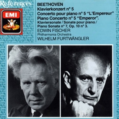 Beethoven : Concerto Pour Piano N° 5 / Piano Sonata N° 7 - Fischer / Furtwangler (UK발매)