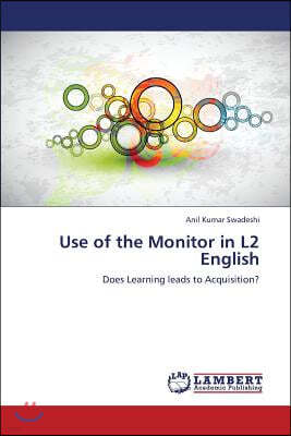 Use of the Monitor in L2 English