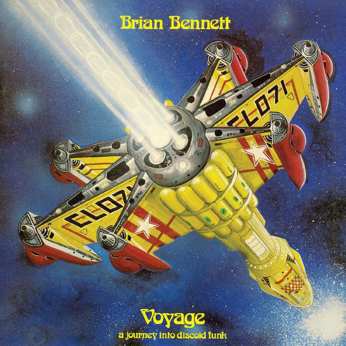 Brian Bennett (브라이언 베넷) - Voyage (A Journey Into Discoid Funk) [블루 & 블랙 소용돌이 컬러 LP] 