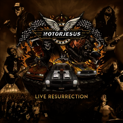 Motorjesus — Live Resurrection (Gatefold) 앨범 커버