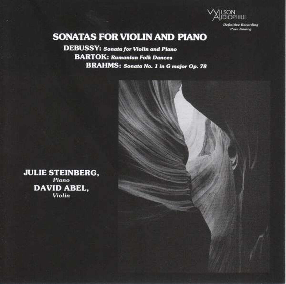 David Abel / Julie Steinberg 브람스 / 드뷔시: 바이올린 소나타 (Brahms: Violin Sonata Op.78 / Debussy: Violin Sonata) [SACD Hybrid]