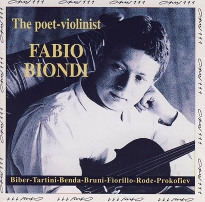 Fabio Biondi -  The Poet-Violinist (France발매) 