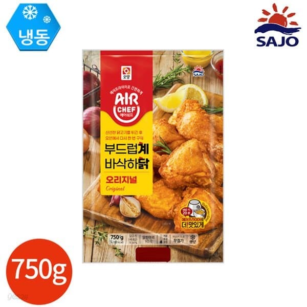 사조오양 부드럽계 바삭하닭 750g x 2봉