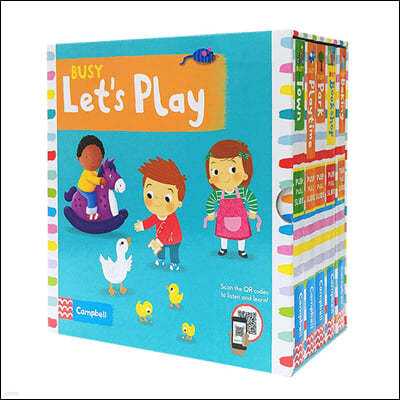 Busy Let's Play (with QR) 5-book slipcase