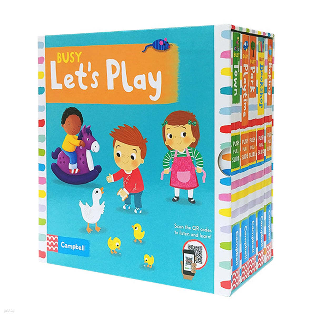 Busy Let&#39;s Play (with QR) 5-book slipcase