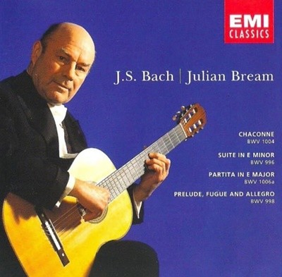 Bach : Chaconne , Suite In E Minor - Julian Bream (Holland발매)