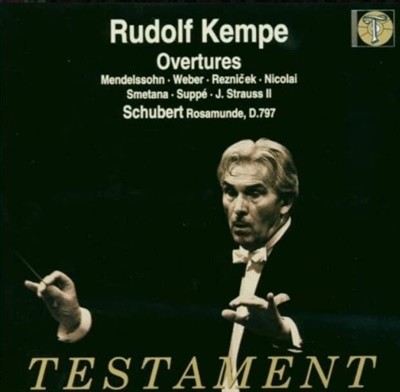 Mendelssohn ,Weber  : Overtures - Rudolf Kempe (UK발매)