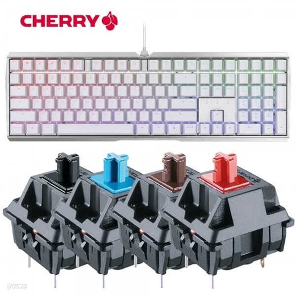 CHERRY MX BOARD 3.0S RGB (화이트, 청축) 기계식키보드