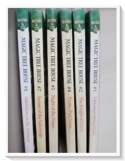 MAGIC TREE HOUSE #1,2,4,5,6,7 [6권] + cd포함