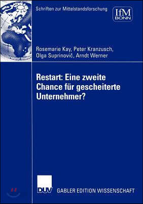 Restart: Eine Zweite Chance Fur Gescheiterte Unternehmer?
