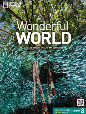 Wonderful WORLD MASTER 3 Student Book with App QR