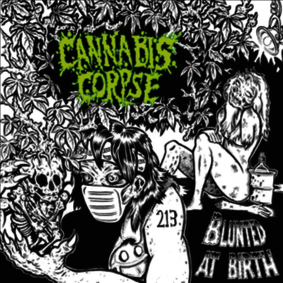 Cannabis Corpse — Blunted At Birth 앨범 커버