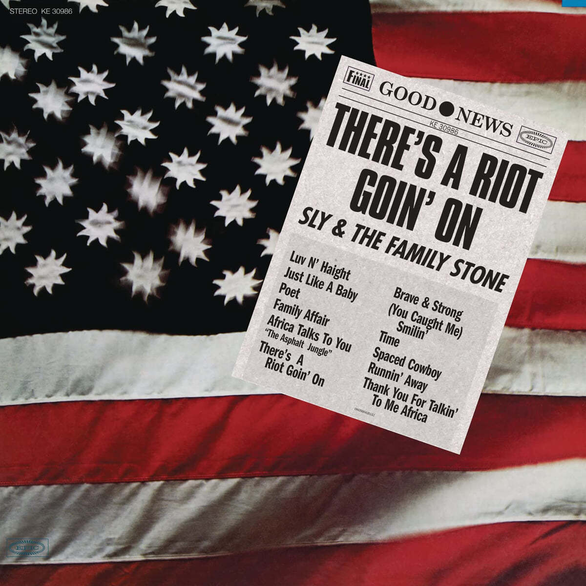 Sly &amp; The Family Stone (슬라이 앤드 더 패밀리 스톤) - There&#39;s a Riot Goin&#39; On [레드 컬러 LP] 