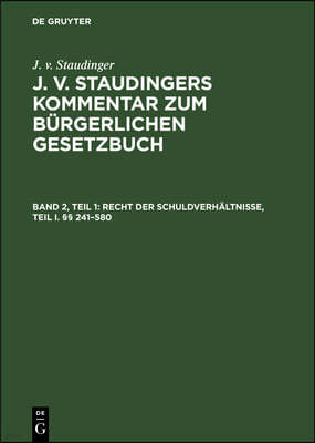 Recht Der Schuldverhältnisse, Teil I. §§ 241-580